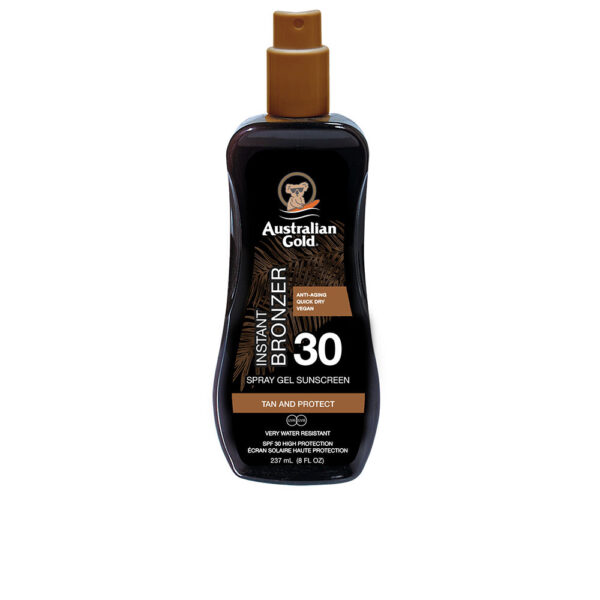AUSTRALIAN GOLD : SUNSCREEN SPF30 spray gel with instant bronzer 237 ml