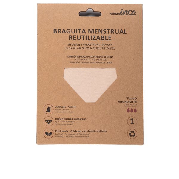 INCA : MENSTRUAL PANTIES super absorption #nude size S 1 unit