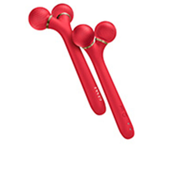 GESKE : SMART APP GUIDED 4-in-1 Sonic Facial Roller #Red 1 unit