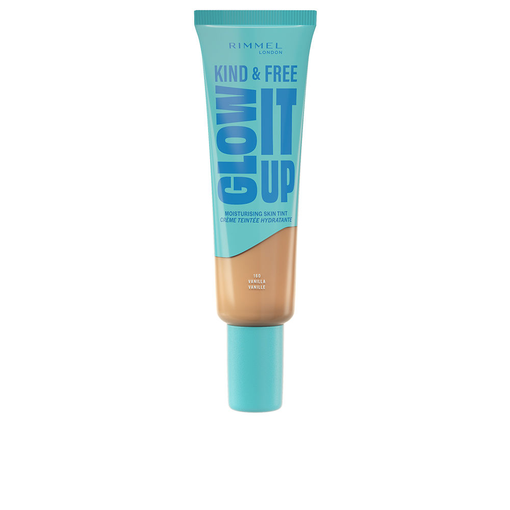 RIMMEL LONDON : KIND & FREE GLOW IT UP liquid foundation #160-Vanilla 30 ml