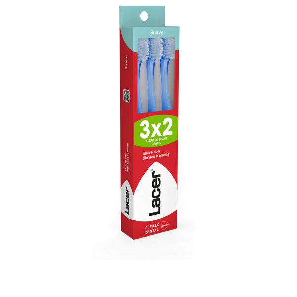 LACER : SOFT TOOTHBRUSH pack of 3 units