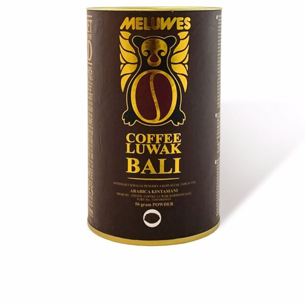COFFEE LUWAK BALI : CAFÉ KOPI LUWAK BALI 100% molido 50 gr