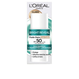 L'ORÉAL PARIS : BRIGHT REVEAL NIACINAMIDE daily fluid SPF50 #clear 50 ml