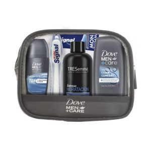 DOVE : MEN'S TRAVEL TOILETRY BAG CASE 5 pcs