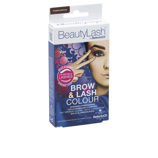 REFECTOCIL : BEAUTYLASH BROW & LASH COLOUR eyebrow and eyelash tint kit #Dark Brown 1 unit