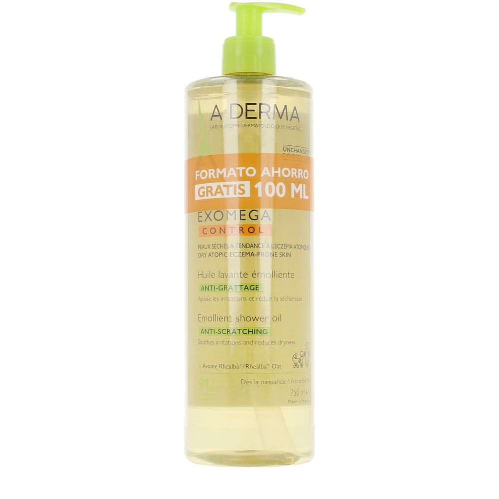 A-DERMA : EXOMEGA CONTROL emollient shower oil 750 ml