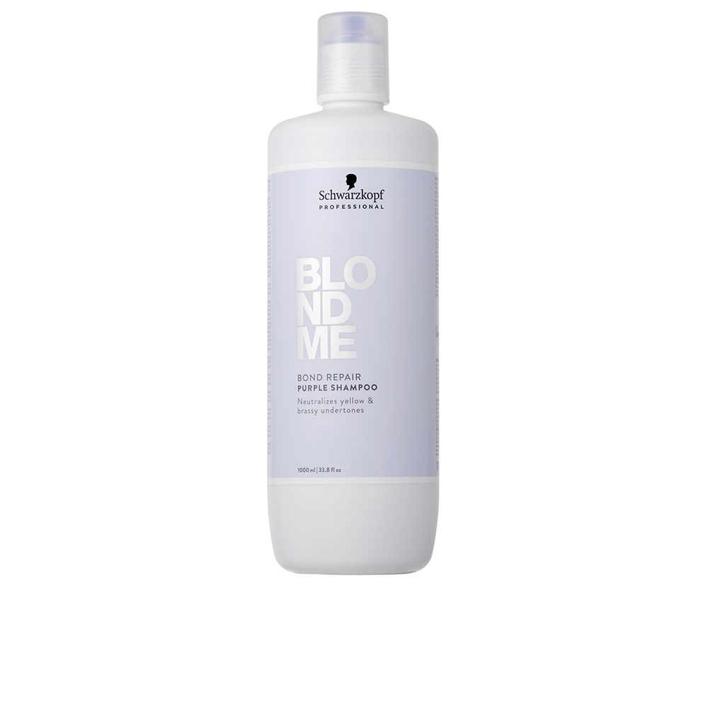 SCHWARZKOPF : BLONDME BOND REPAIR purple shampoo 1000 ml