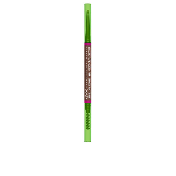 NYX PROFESSIONAL MAKE UP : BLADE & SHADE NANO eyebrow pencil #08-Chocolate 1 unit