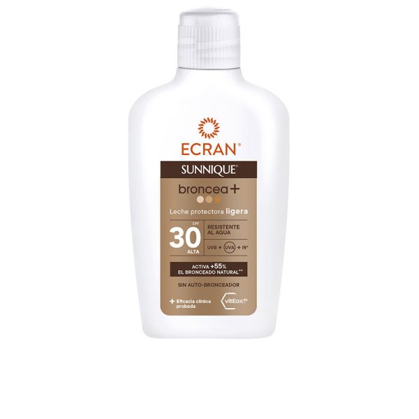 ECRAN : ECRAN SUNNIQUE BRONCEA+ protective milk SPF 30 200 ml