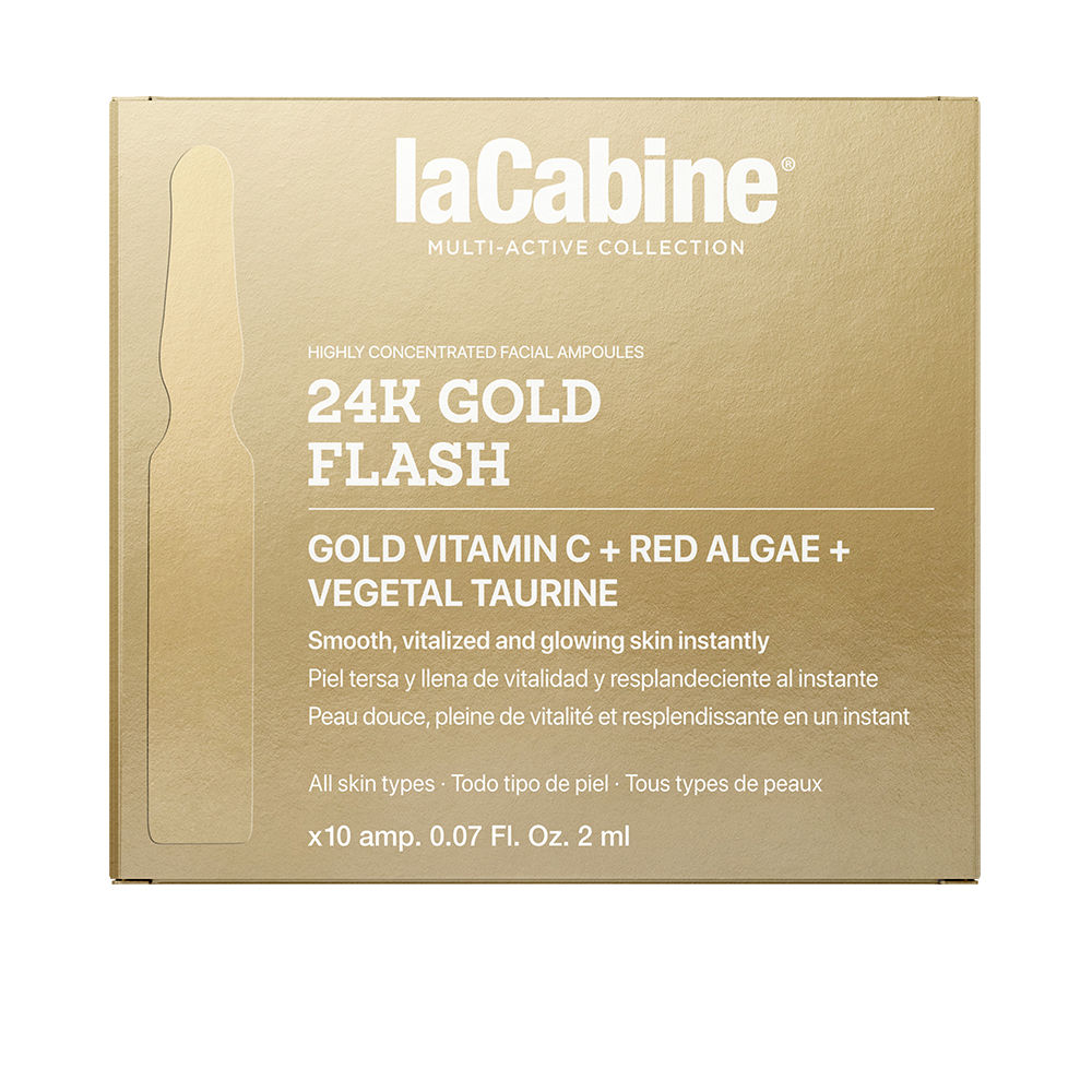 LA CABINE : 24K GOLD FLASH limited edition ampoules 10 x 2 ml