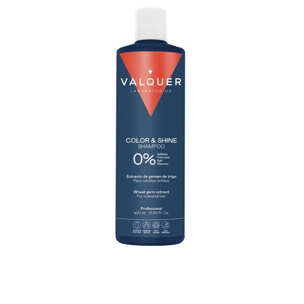 VALQUER : COLOR & SHINE 0% shampoo for colored hair 400 ml