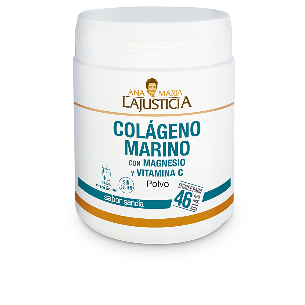 ANA MARÍA LAJUSTICIA : Marine collagen with magnesium and vitamin C, watermelon flavor, powder 135 g