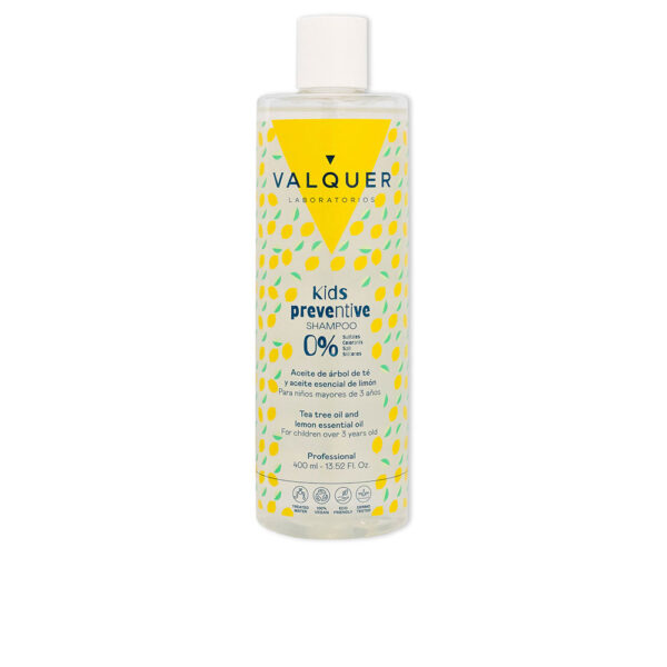 VALQUER : KIDS PREVENTIVE 0% shampoo 400 ml