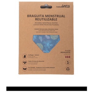 INCA : MENSTRUAL PANTIES super absorption #blue size XS 1 unit