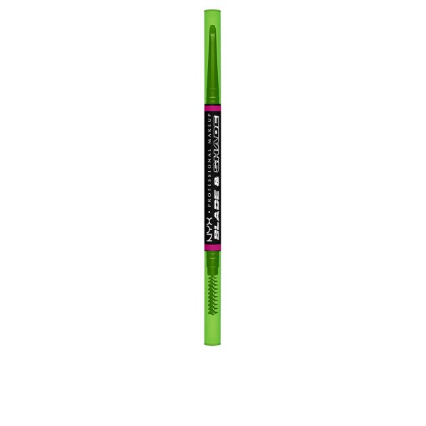 NYX PROFESSIONAL MAKE UP : BLADE & SHADE NANO eyebrow pencil #12-Black 1 unit