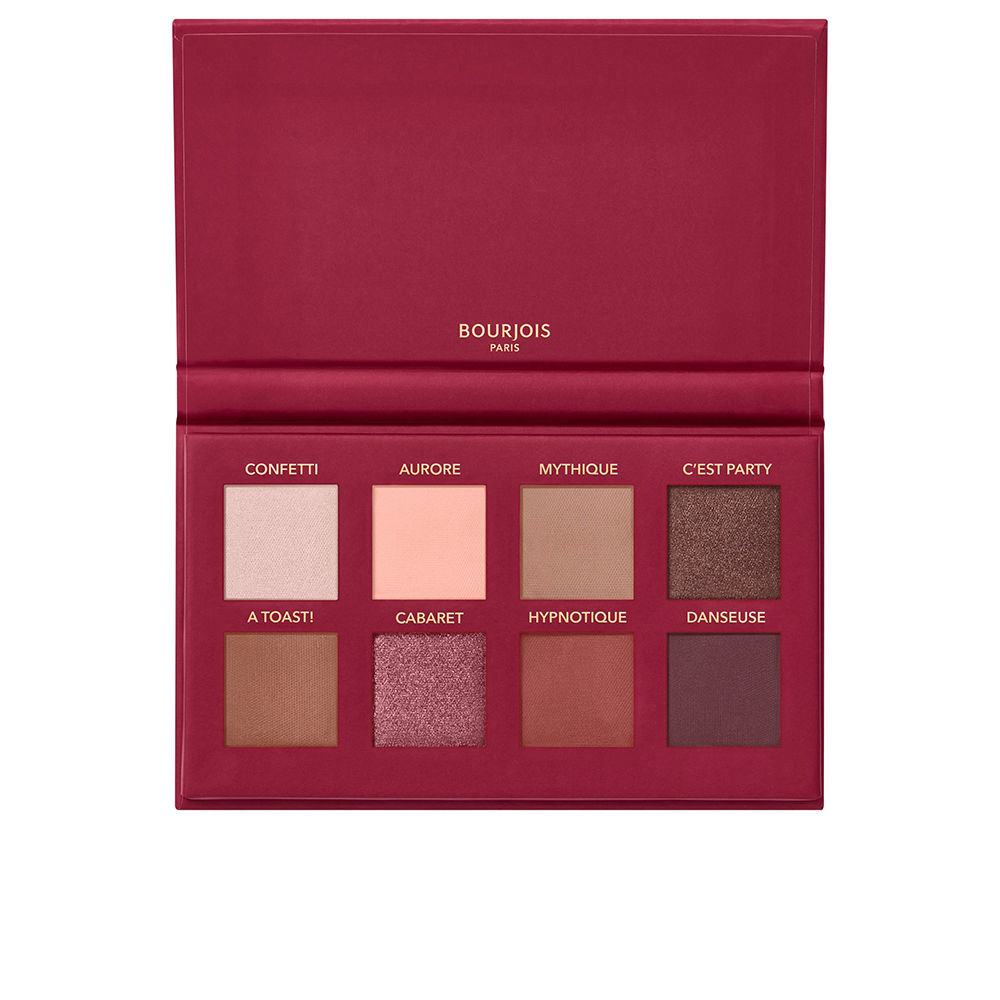 BOURJOIS : VOLUME GLAMOR SOIRS DE PARIS eyeshadow palette #Cherry Glamor 1 u