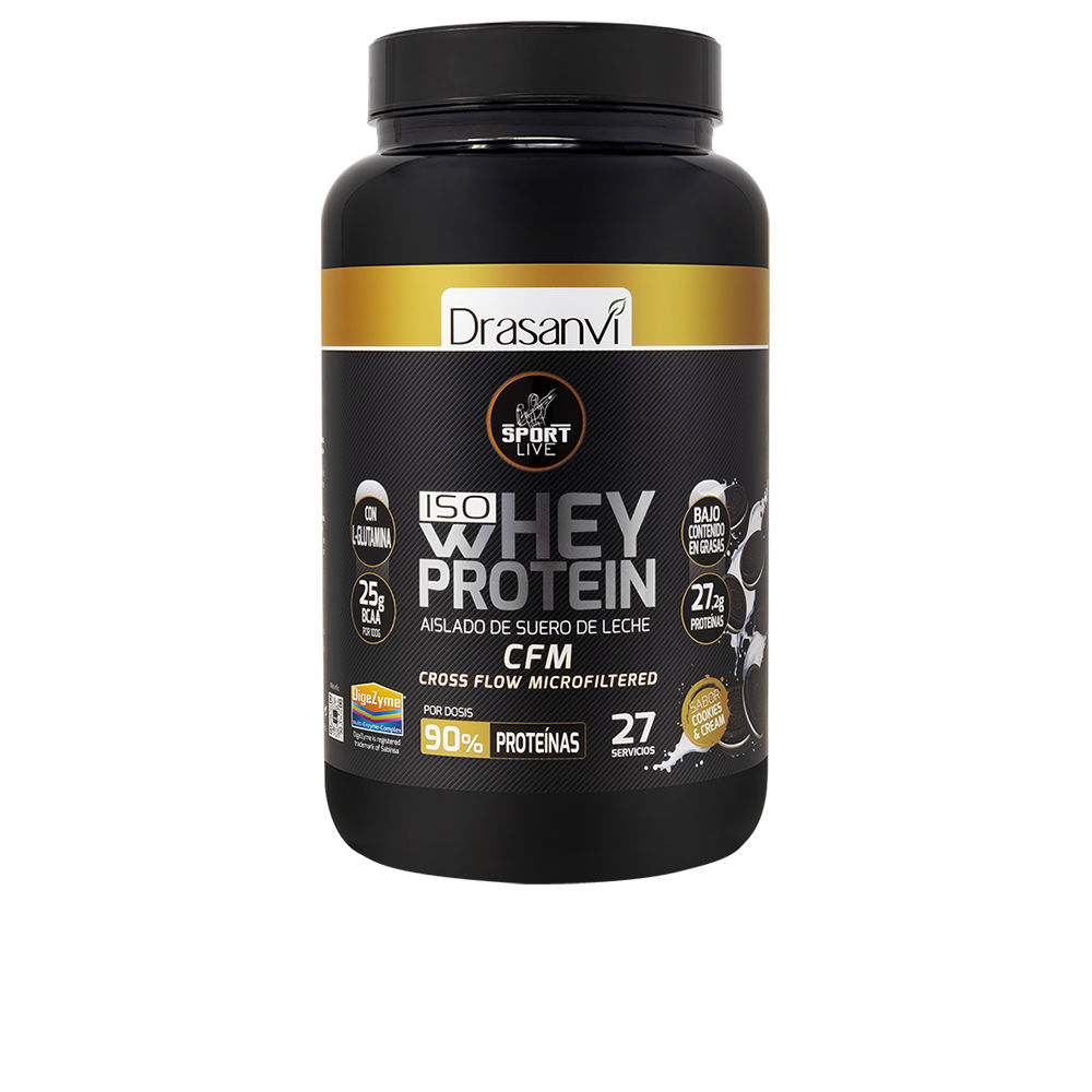 DRASANVI : SPORT LIVE DRASANVI ISO WHEY PROTEIN isolate #Cookies & Cream 800 gr