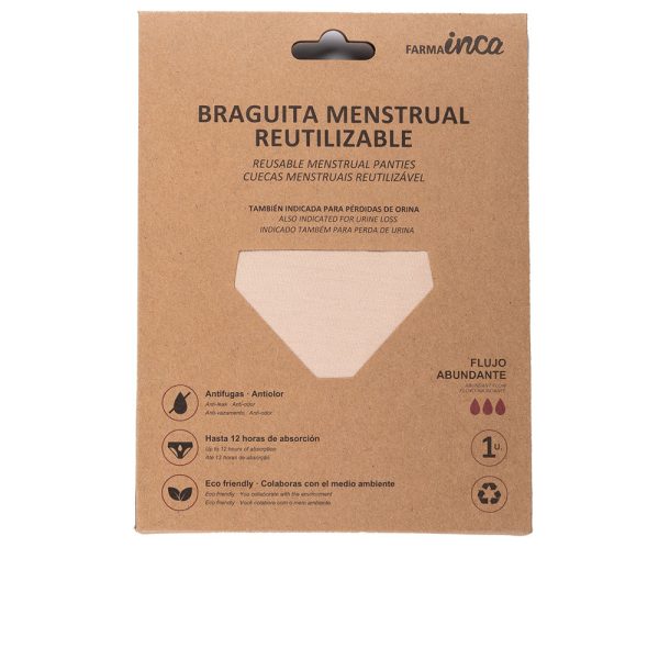 INCA : MENSTRUAL PANTIES super absorption #nude XXL 1 u