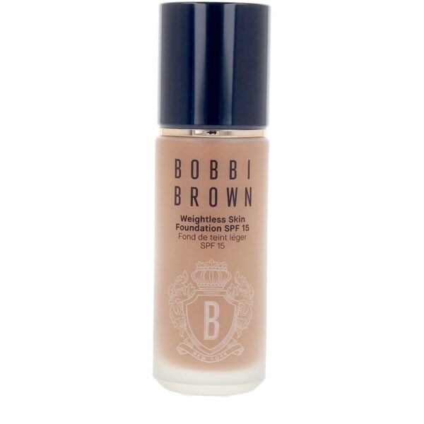 BOBBI BROWN : WEIGHTLESS SKIN foundation SPF15 #Warm Almond 30 ml
