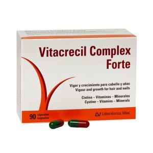 VITACRECIL COMPLEX : VITACRECIL COMPLEX FORTE hair and nails capsules 90 units