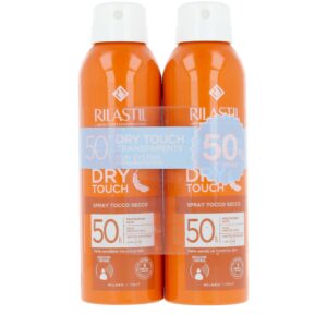 RILASTIL : SUN SYSTEM SPF50+ spray transparente dry touch pack 2 x 200 ml