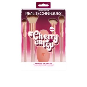 REAL TECHNIQUES : CHERRY ON TOP A BRIGHTER HUE BASE CASE 6 pcs
