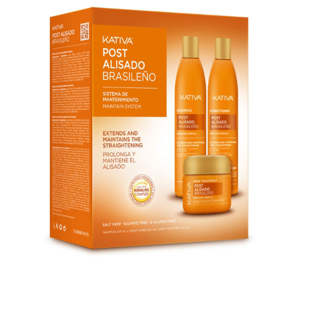 KATIVA : KATIVA PROFESIONAL POST ALISADO BRASILEÑO LOTE 3 pz