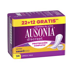 AUSONIA : AUSONIA DISCREET extra incontinence pads 34 units