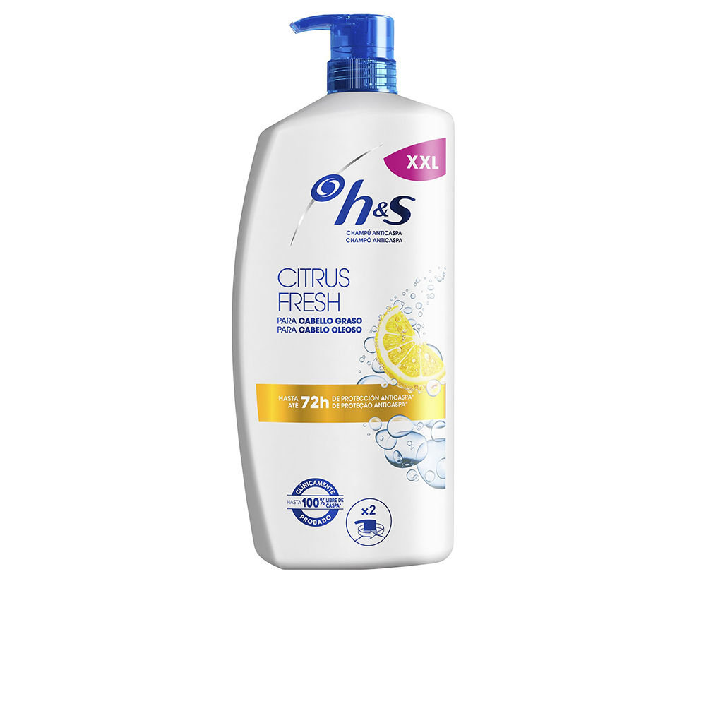 HEAD & SHOULDERS : H&S CITRUS FRESH anti-dandruff shampoo for oily hair, 1000 ml dispenser