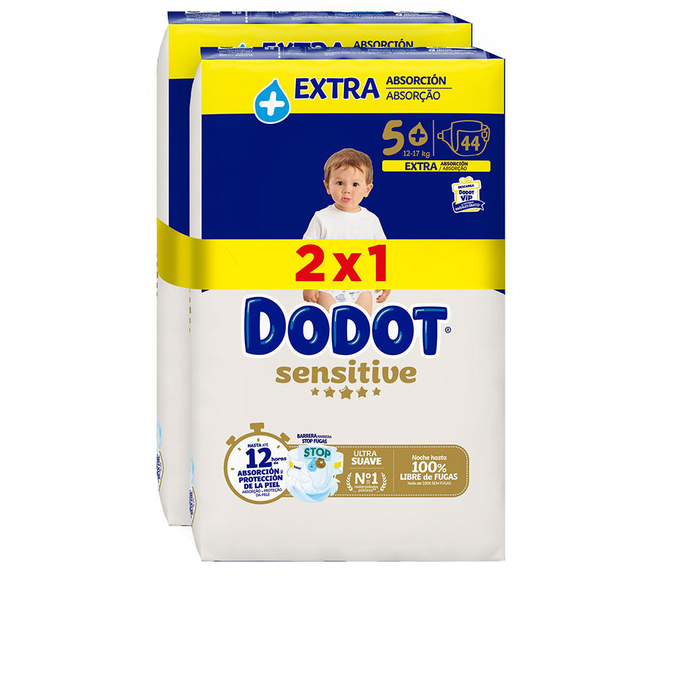DODOT : DODOT SENSITIVE EXTRA size 5 diapers 12-17 kg 88 units
