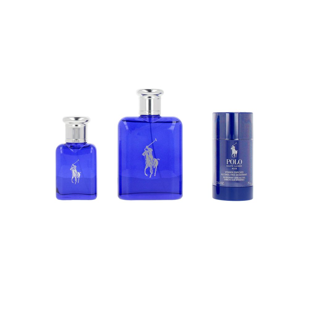 RALPH LAUREN : POLO BLUE CASE 3 pcs