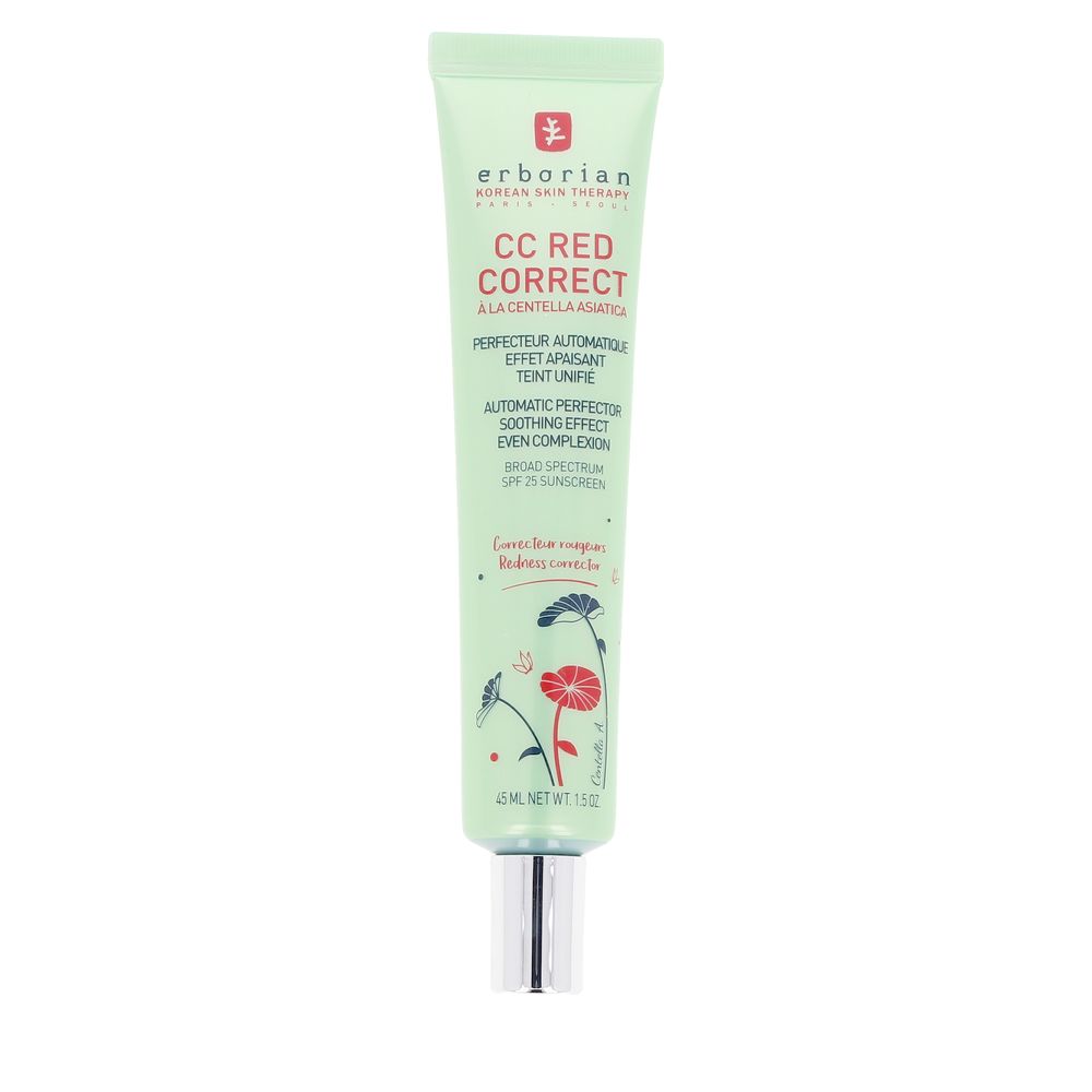 ERBORIAN : CC RED À LA CENTELLA ASIATICA anti-redness concealer SPF25 #clear 40 ml