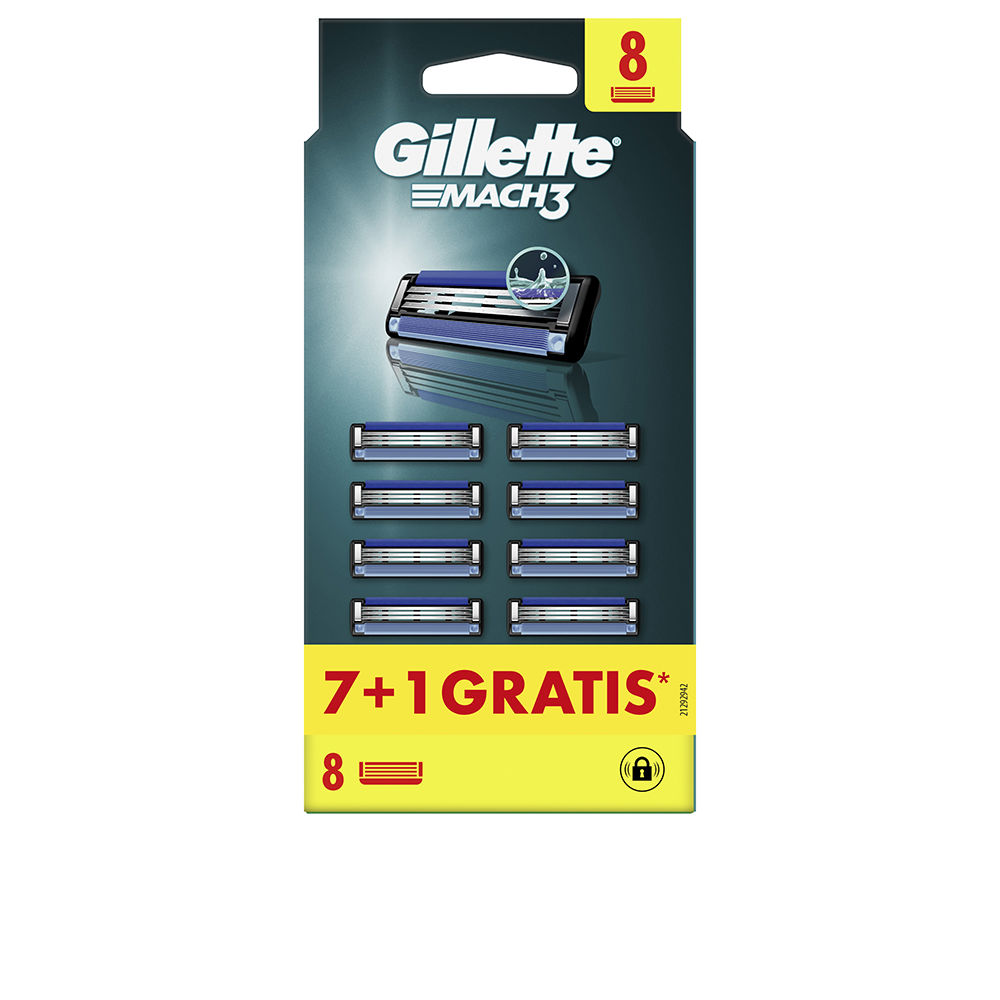 GILLETTE : MACH 3 charger 8 spare parts