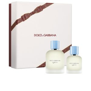 DOLCE & GABBANA : LIGHT BLUE POUR HOMME CASE 2 pcs