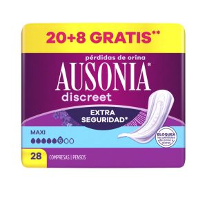 AUSONIA : DISCREET maxi incontinence pads 28 units
