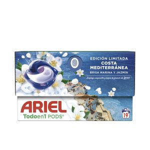 ARIEL : ARIEL PODS COSTA MEDITERRANEA detergent 19 capsules