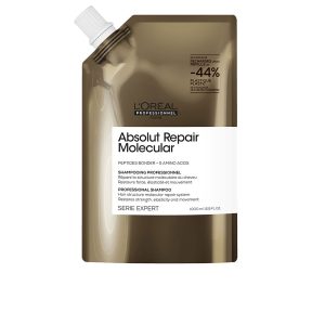 L'ORÉAL PROFESSIONNEL PARIS : ABSOLUT REPAIR MOLECULAR professional sulfate-free shampoo for damaged hair refill 1000 ml