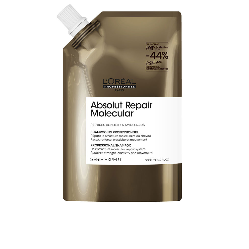 L'ORÉAL PROFESSIONNEL PARIS : ABSOLUT REPAIR MOLECULAR professional sulfate-free shampoo for damaged hair refill 1000 ml