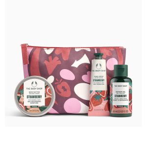 THE BODY SHOP : MINI STRAWBERRY SET 4 pcs