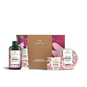 THE BODY SHOP : MEDIUM BRITISH ROSE ESTUCHE 4 pz