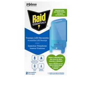 RAID : LED insect trap light without insecticide x 2 refills