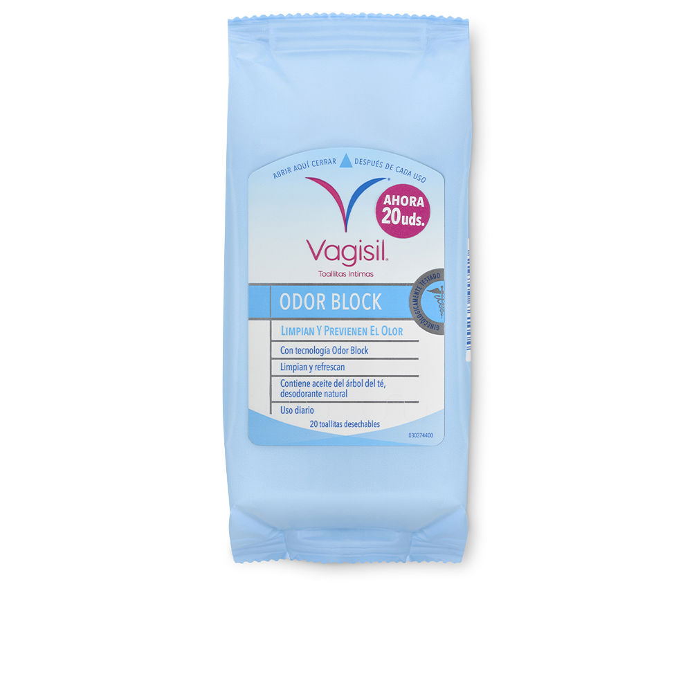 VAGISIL : INTIMATE WIPES odorblock 20 u