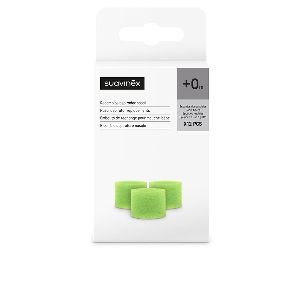 SUAVINEX : NASAL ASPIRATOR REPLACEMENT disposable sponges 12 units