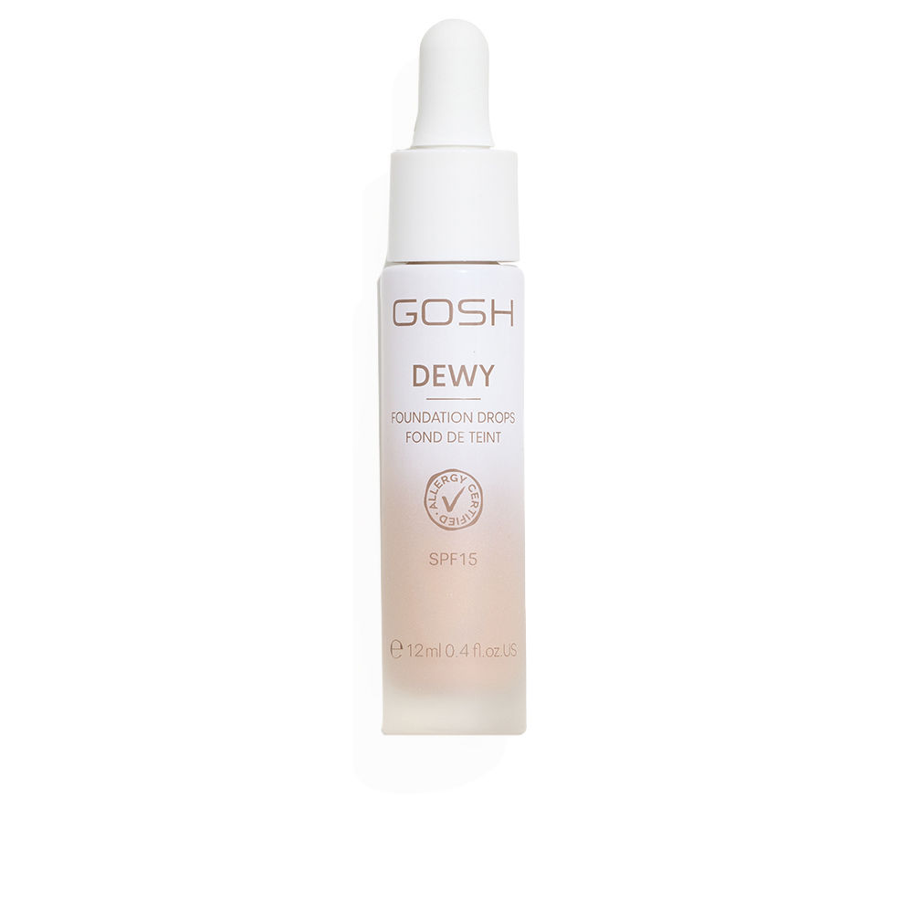 GOSH : DEWY foundation drops SPF15 #006-Medium 12 gr