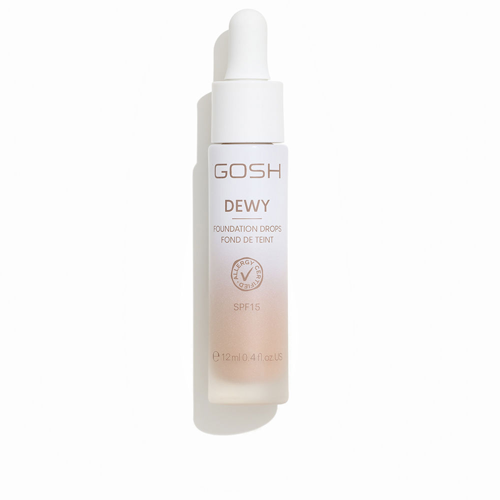 GOSH : DEWY foundation drops SPF15 #008-Tan 12 gr