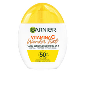 GARNIER : VITAMINA C WONDER TINT fluido con color SPF50+ #medio 40 ml