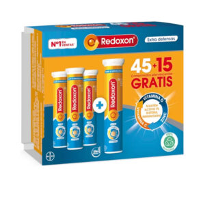 REDOXON : REDOXON EXTRA DEFENSAS comprimidos efervescentes 45 + 15 60 u