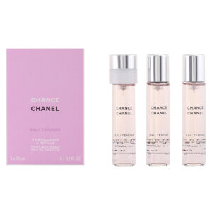 CHANEL : CHANCE EAU TENDRE eau de toilette twist & spray 3 refills 3 x 20 ml