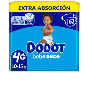 DODOT : DODOT EXTRA STAGES size 4 diapers 10-15 kg 62 units