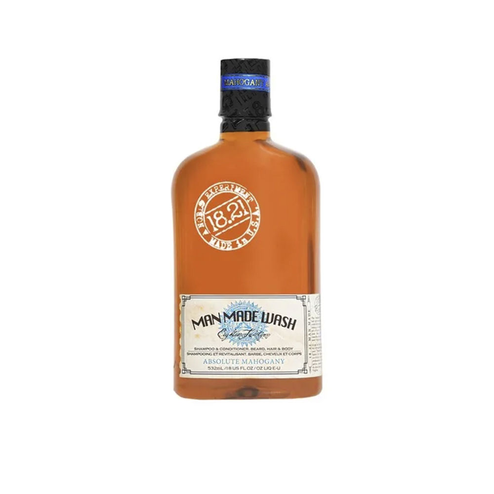 18.21 MAN MADE : MAN MADE WASH 3 in 1 shampoo gel absolute mahogany 532 ml